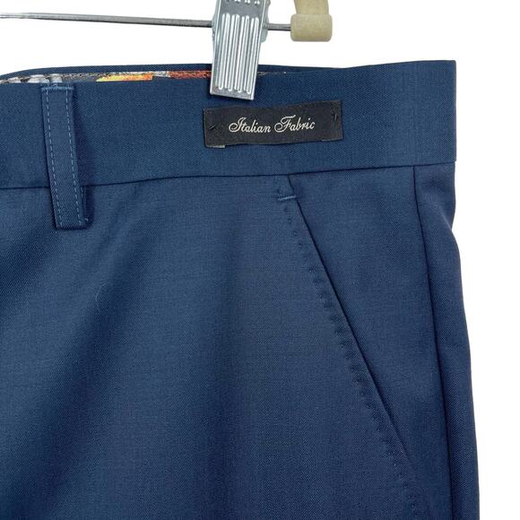 Ted Baker JONVANT Pashion Plain Trouser Pant Teal Blue Men's 40L - Picture 8 of 9